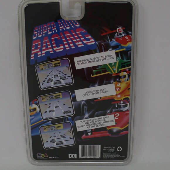 Super Auto Racing 90’s MGA-272 LCD Video Game MGA New Sealed Vintage - Picture 6 of 9